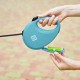 Повідок для собак WAUDOG R-leash з контейнером для пакетів S до 12 кг 3 м блакитний (26272)