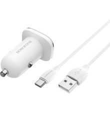 Зарядний пристрій BOROFONE BZ12A single port USB-A White (BZ12ACW)