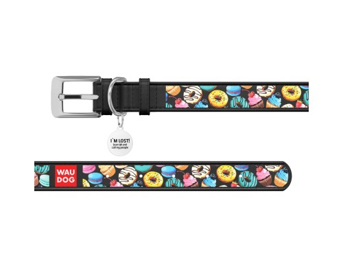 Нашийник для тварин WAUDOG Design з QR паспортом 