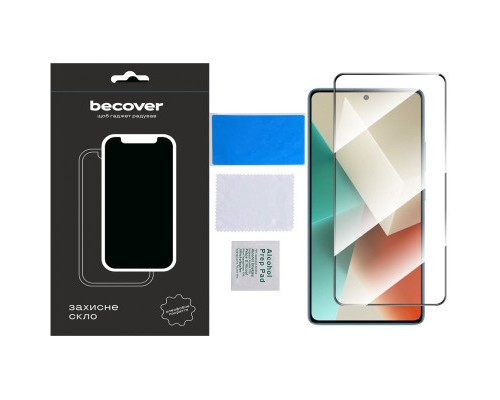 Скло захисне BeCover Xiaomi Redmi Note 13 Pro Black (710364)