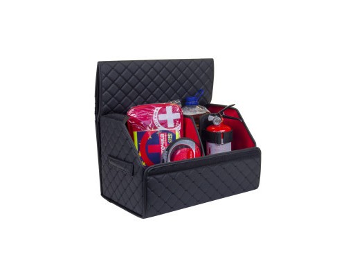 Сумка-органайзер EVAtech ECO M 30x30x50 см чорна з чорною ниткою (EHECEMBBBR)