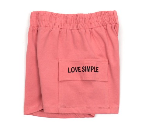 Набір дитячого одягу Smile із шортами (7012-116G-peach)