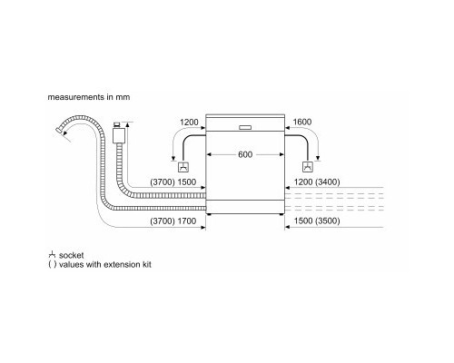Посудомийна машина Bosch SMV4HCX40K Посудомийна машина Bosch SMV4HCX40K
