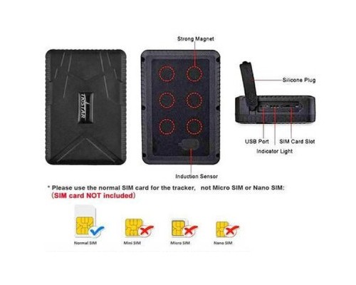 GPS трекер Voltronic TK-STAR TK-915 з магнітом 5 кг і акб 10000Ah на 120 діб Q50 (TK-915) 
