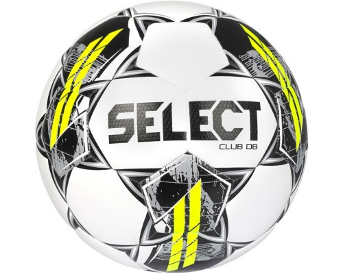 М'яч футбольний Select FB Club DB v23 білий, сірий Уні 4 (5703543316045)