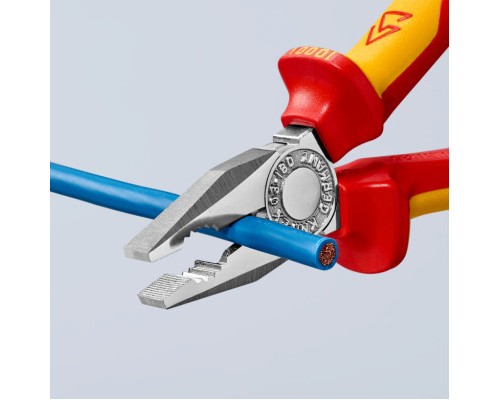 Плоскогубці KNIPEX комбіновані діелектричні VDE (03 06 160)