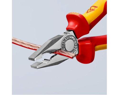 Плоскогубці KNIPEX комбіновані діелектричні VDE (03 06 160)