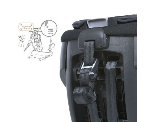 Автокрісло El Camino ME 1117 I-CON 0-36 кг Black striped (ME 1117 black striped)