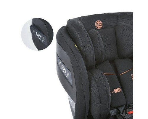 Автокрісло El Camino ME 1117 I-CON 0-36 кг Black striped (ME 1117 black striped)