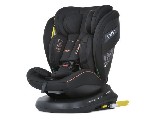 Автокрісло El Camino ME 1117 I-CON 0-36 кг Black striped (ME 1117 black striped)