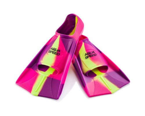 Ласти Aqua Speed Training Fins 137-93 7930 рожевий, фіолетовий, жовтий 31-32 (5908217679307)