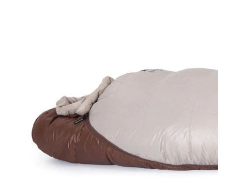 Спальний мішок Naturehike з натуральним пухом Snowbird NH20YD001 p-р M коричневий 350 г (6927595762127)