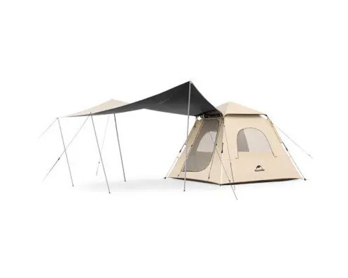 Намет Naturehike тримісний CNK2300ZP014 з навісом бежевий (6976023921117) Намет Naturehike тримісний CNK2300ZP014 з навісом бежевий (6976023921117)