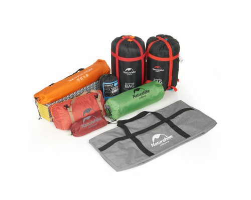 Дорожня сумка Naturehike баул NH17S021-M 45 л сірий (6927595724910)