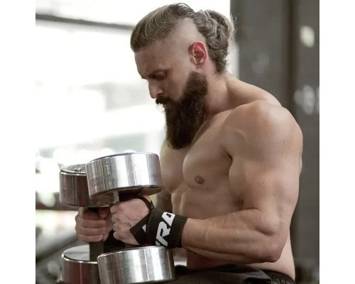 Бинт для спорту RDX для зап'ястя W2 Gym Wrist Wraps Black Pro (WAH-W2B)