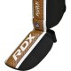 Захист гомілки і стопи RDX Shin Instep Aura Plus T-17 Black Golden L (SGR-T17BGL-L+)