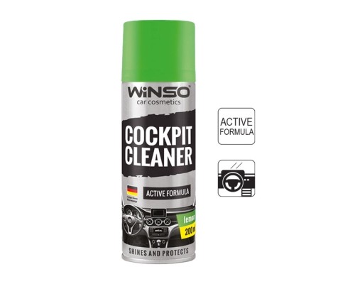 Автополіроль WINSO Cockpit Cleaner лимон 200ml (820240)