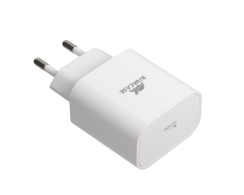 Зарядний пристрій RivaCase 1xUSB Type-C PD 20 Вт кабель Type-C white (PS4101 WD4 (White))