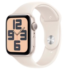 Смарт-годинник Apple Watch SE 2024 GPS 44mm Starlight Aluminium Case with Starlight Sport Band - M/L (MXEV3QH/A)