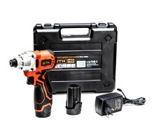 Шуруповерт GTM ударний IS12/120BL, 12В, 120Нм, 0-3000 об/хв, 2x2Ah (IS12/120BL)