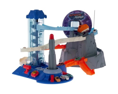 Ігровий набір ZIPP Toys Dino автотрек-ракета електричний, 6 машинок (5508A)