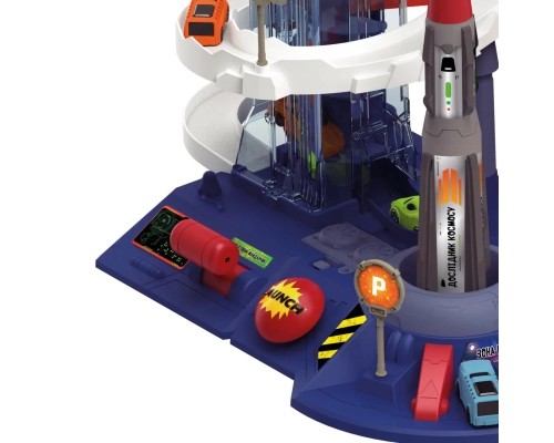 Ігровий набір ZIPP Toys Dino автотрек-ракета електричний, 6 машинок (5508A)