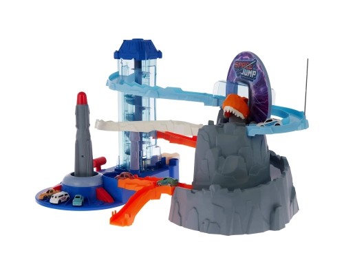 Ігровий набір ZIPP Toys Dino автотрек-ракета електричний, 6 машинок (5508A)