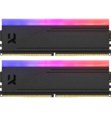 Модуль пам'яті для комп'ютера DDR5 64GB (2x32GB) 6000 MHz IRDM RGB Black Goodram (IRG-60D5L30/64GDC)