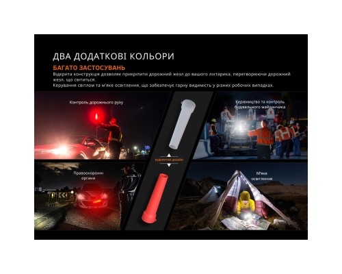 Дифузійний фільтр Fenix AOT-04 силіконовий білий для ліхтарів серії PD, TK, WF, HT (AOT-04W)