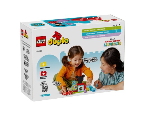 Конструктор LEGO DUPLO Disney Міккі Маус: Клубний будинок і автомобіль (10454)