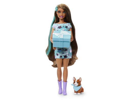 Лялька Barbie Вечірка-сюрприз у бірюзових тонах (JFG72)