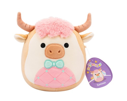 М'яка іграшка Squishmallows Корівка Самсон 19 см (SQER01229)