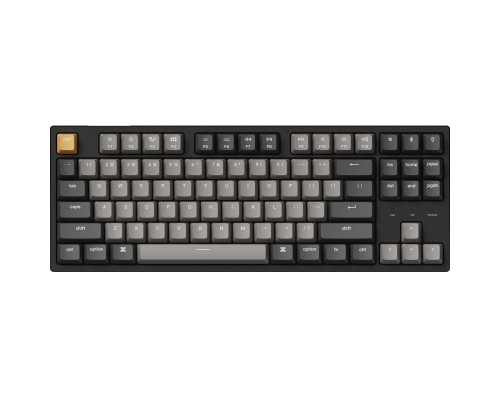 Клавіатура Keychron C1 Pro 87Key K pro Brown RGB QMK/VIA USB UA Black (C1PL3_KEYCHRON)
