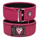 Атлетичний пояс RDX RX1 Weight Lifting Belt Pink XS (WBS-RX1P-XS)