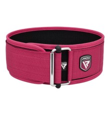 Атлетичний пояс RDX RX1 Weight Lifting Belt Pink XS (WBS-RX1P-XS)