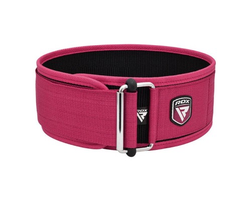 Атлетичний пояс RDX RX1 Weight Lifting Belt Pink XS (WBS-RX1P-XS)