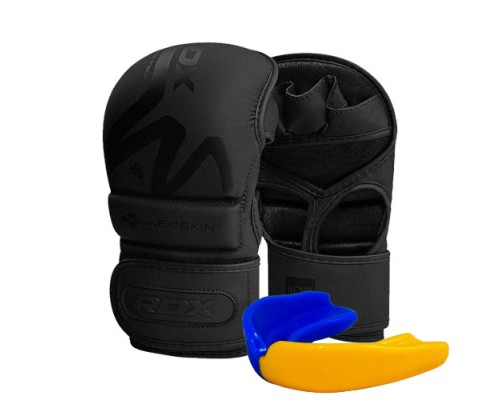 Рукавички для MMA RDX T15 Noir Inner Matte Black S (GSR-T15MB-S)