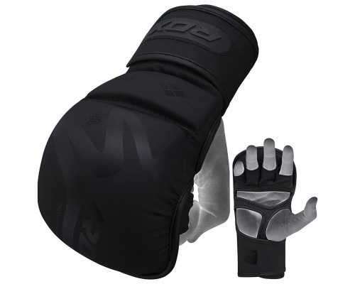 Рукавички для MMA RDX T15 Noir Inner Matte Black S (GSR-T15MB-S)