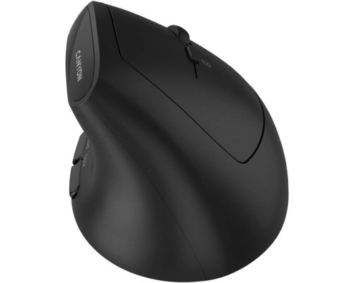 Мишка Canyon MW-25 LED Silent Wireless/Bluetooth Black (CNS-CMSW25)