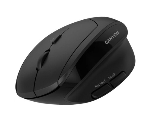 Мишка Canyon MW-25 LED Silent Wireless/Bluetooth Black (CNS-CMSW25)