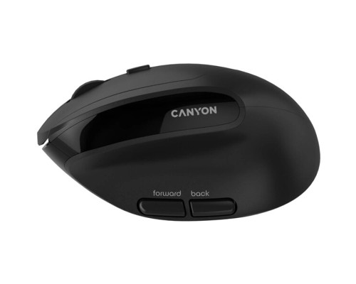 Мишка Canyon MW-25 LED Silent Wireless/Bluetooth Black (CNS-CMSW25)