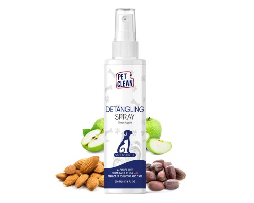 Спрей для тварин Pet Clean DETANGLING SPRAY для розплутування ковтунів, кондиціонує та робить гладенькою шерсть 200 мл (8939117886752)