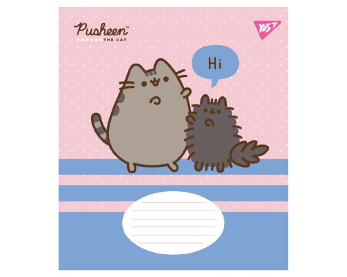 Зошит Yes Pusheen The Cat А5 18 аркушів клітинка (767615)
