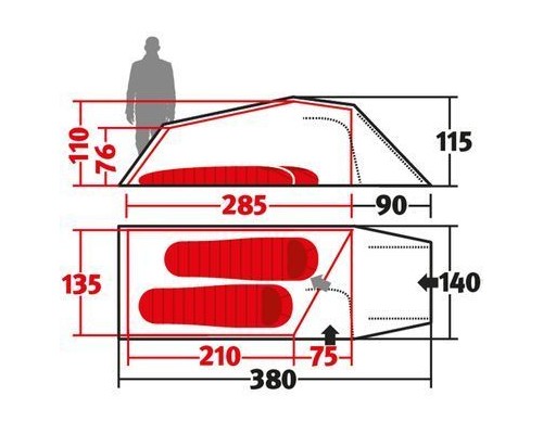 Намет Wechsel Outpost 2 TL Laurel Oak (231069) (DAS301047)