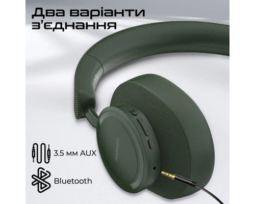 Навушники Promate Takt Midnight Green (takt.midnightgreen)