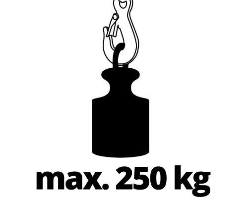 Лебідка Einhell тельфер TC-EH 500, 1000Вт до 500кг, трос 12м. 15кг (2255140)