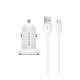 Зарядний пристрій BOROFONE BZ12A USB + cable Micro 5P 1.0m White (BZ12AMW)