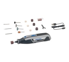 Гравер Dremel 7760-15 3.6V, 2Ah, 8000-25000об/хв, 15 насадок, 195см (F.013.776.0JA)