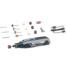 Гравер Dremel 7760-15 3.6V, 2Ah, 8000-25000об/хв, 15 насадок, 195см (F.013.776.0JA)