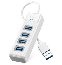 Концентратор Orico USB 3.0 to 4xUSB 3.0 0.15m white (CA914869)